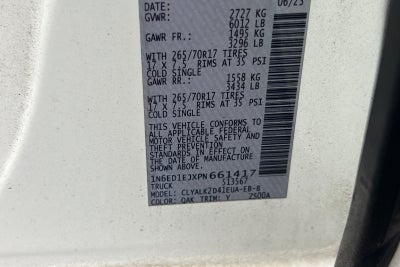 2023 Nissan Frontier PRO-X