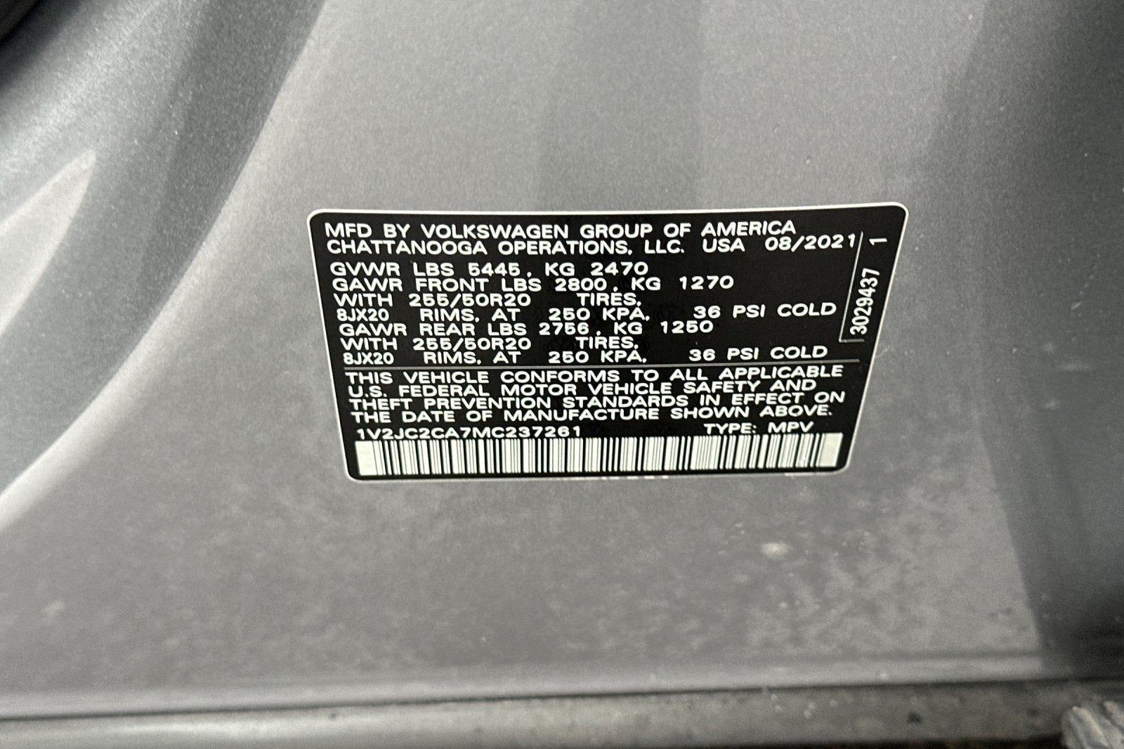 2021 Volkswagen Atlas Cross Sport 2.0T SE w/Technology