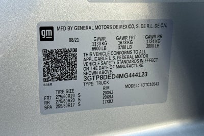 2021 GMC Sierra 1500 SLT