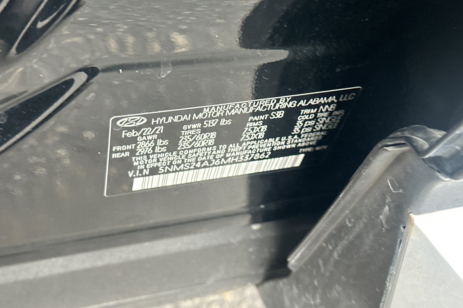 2021 Hyundai SANTA FE SEL