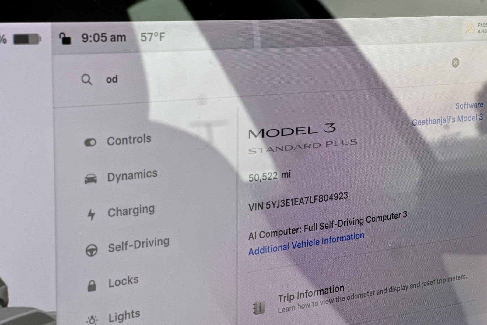 2020 Tesla Model 3 Standard Range Plus