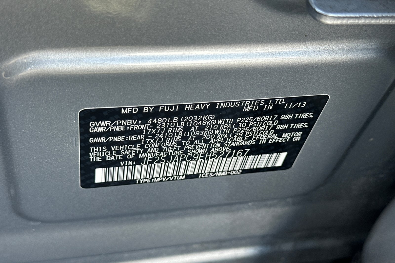 2014 Subaru Forester 2.5i Touring