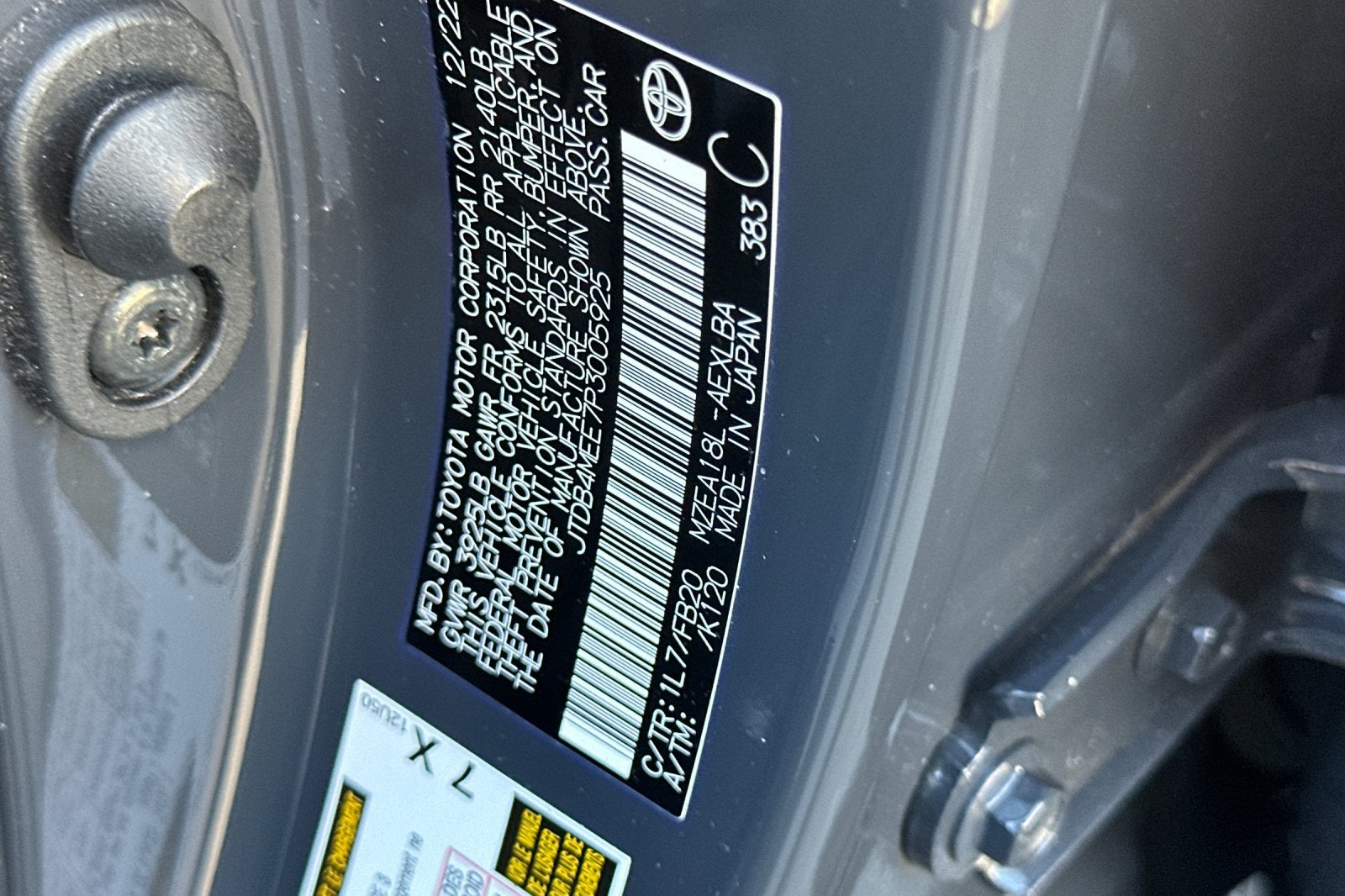 2023 Toyota Corolla LE