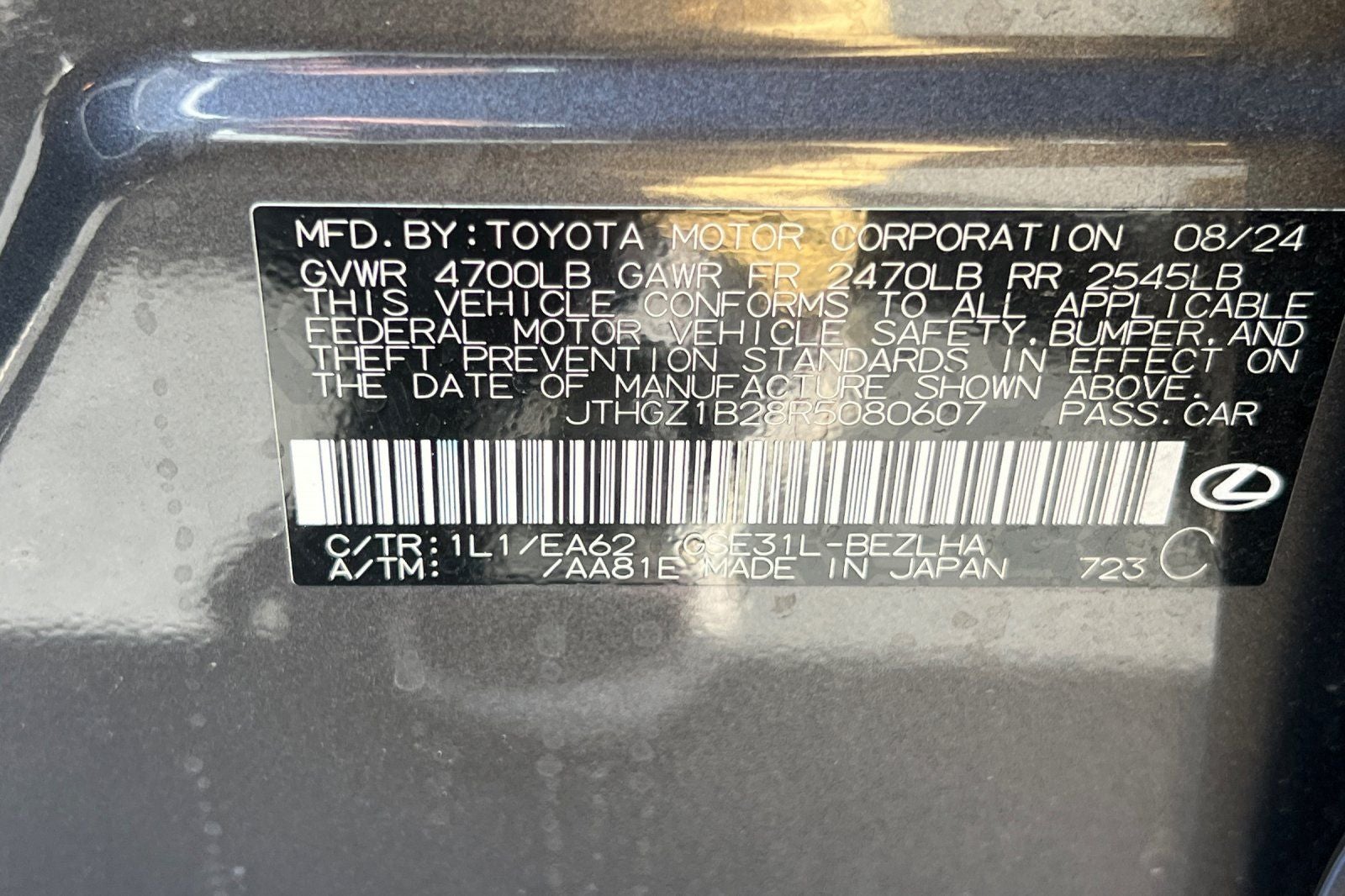 2024 Lexus IS 350 F SPORT
