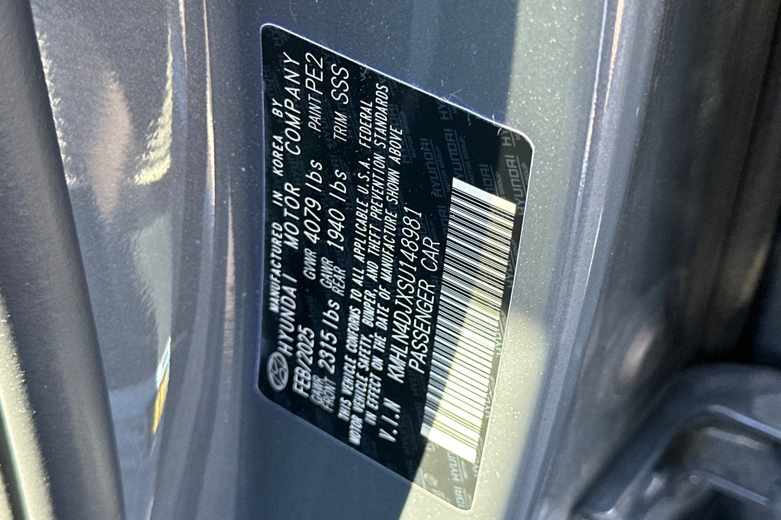 2025 Hyundai ELANTRA HYBRID Limited