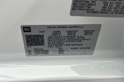 2025 GMC Sierra 2500 HD AT4X