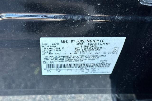 2022 Lincoln Nautilus Reserve