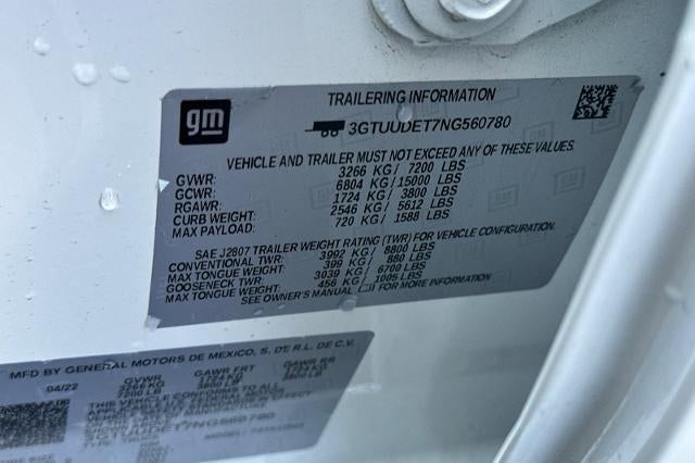 2022 GMC Sierra 1500 SLT