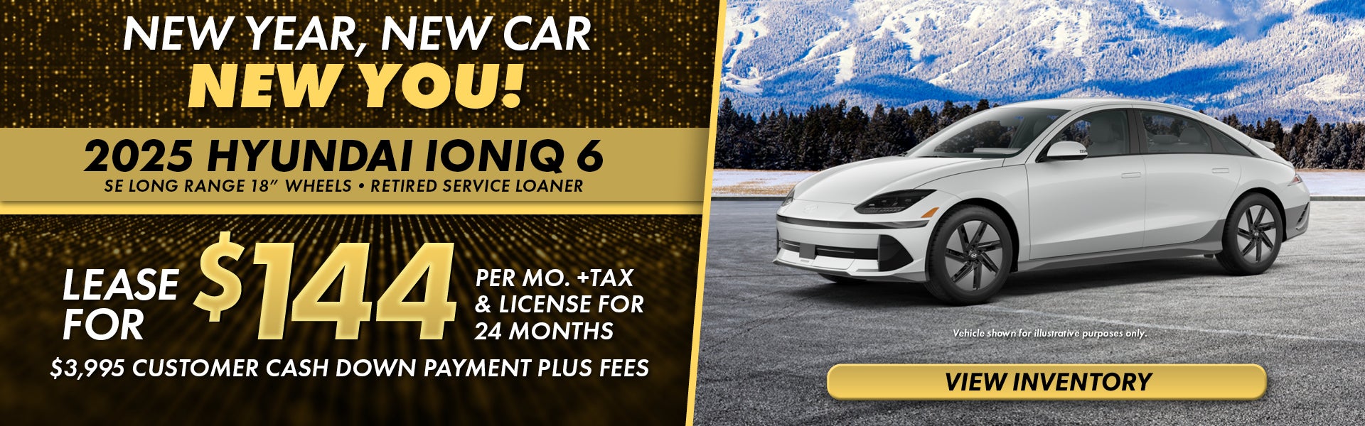 2025 HYUNDAI IONIQ 6 SE LONG RANGE 18' WHEELS