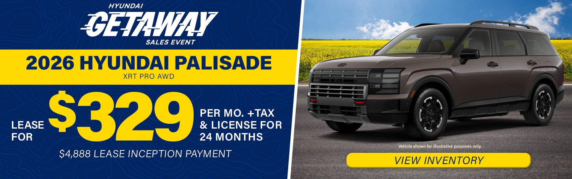 2026 HYUNDAI PALISADE XRT PRO AWD