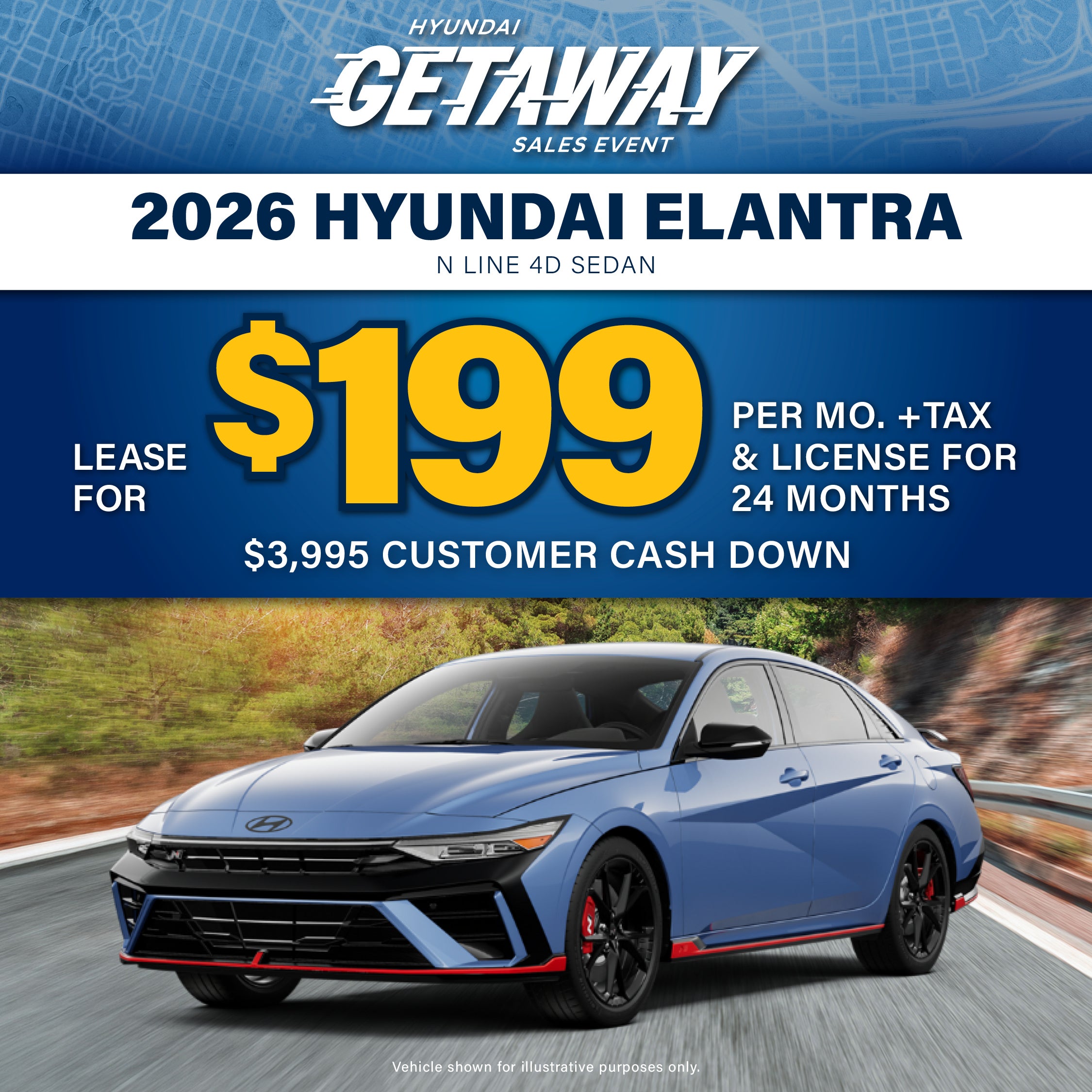 2026 Hyundai Elantra Hybrid Blue