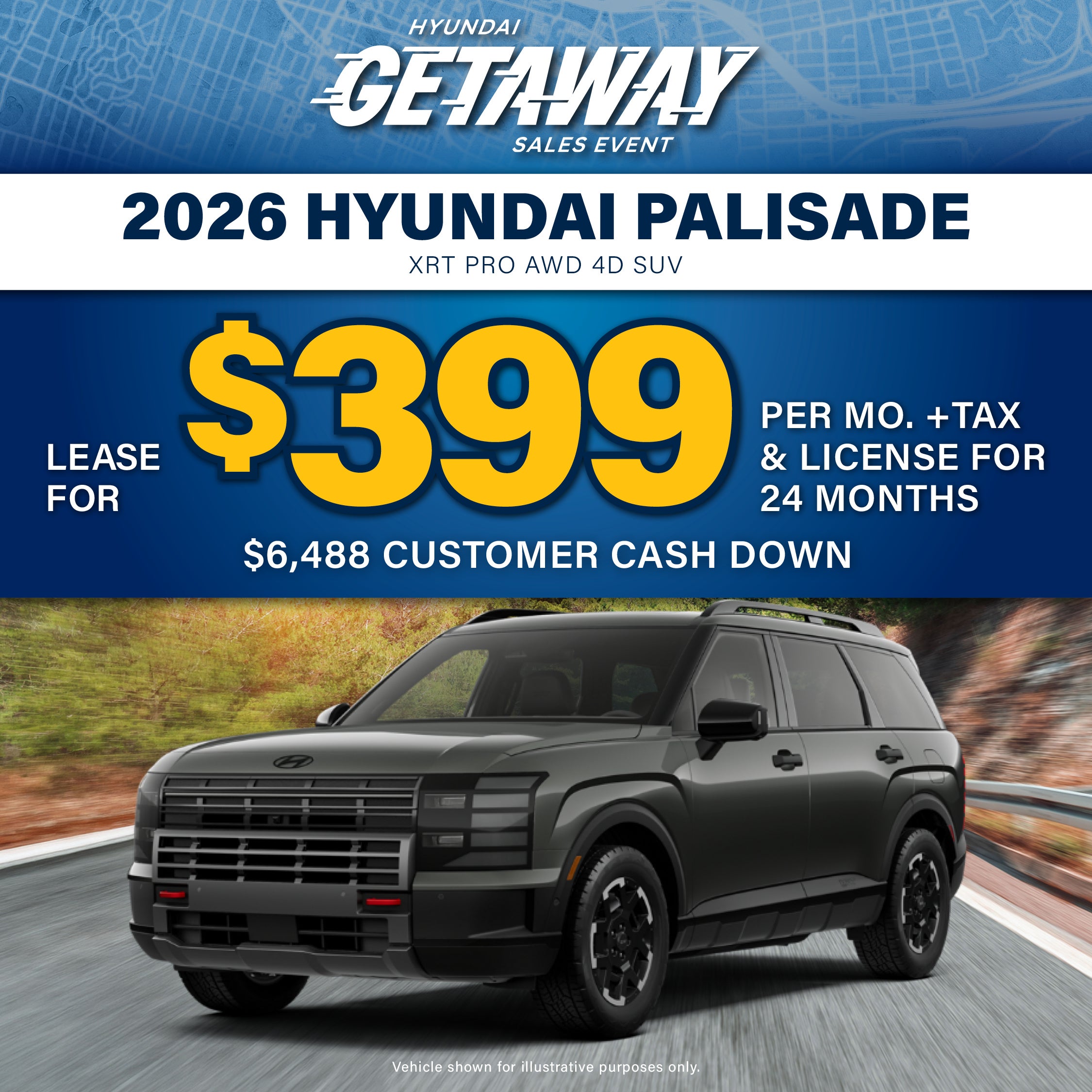 2026 HYUNDAI PALISADE XRT PRO AWD