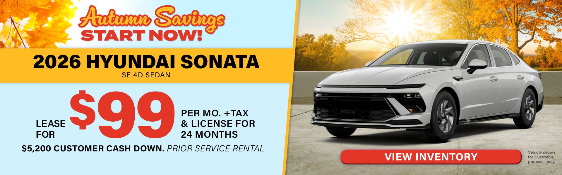Hyundai Sonata Special Offer