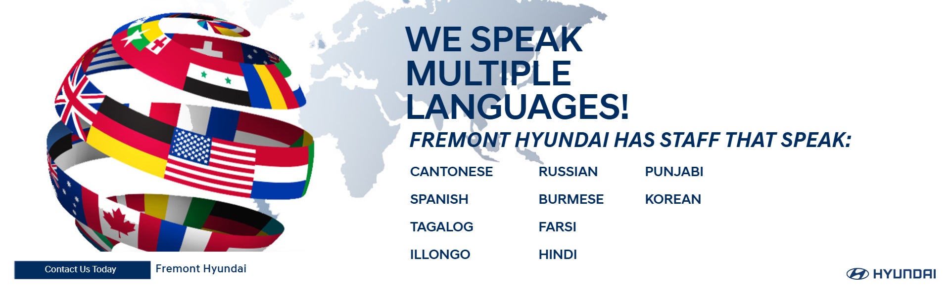 We speak multiple languages! 